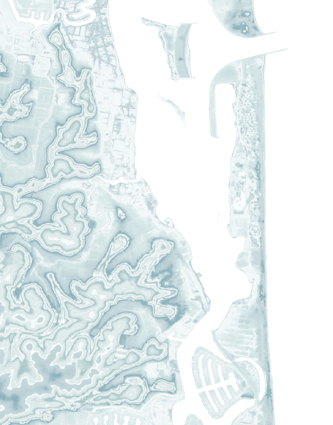 Gold Coast Australia Map Print