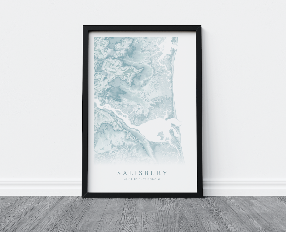Salisbury Map Print