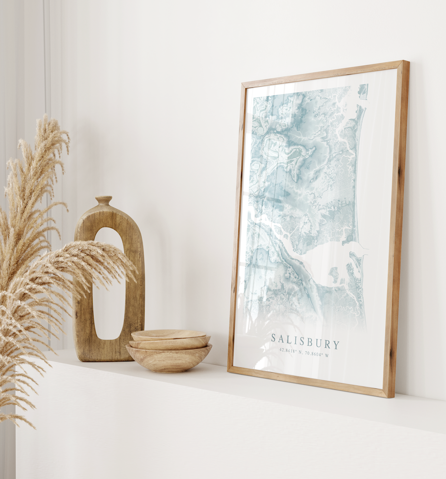Salisbury Map Print