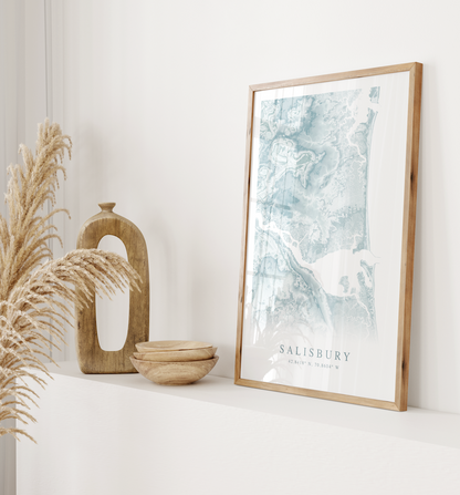 Salisbury Map Print