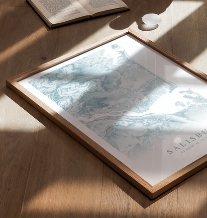 Salisbury Map Print