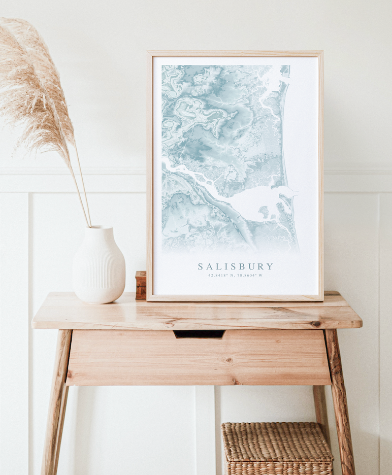 Salisbury Map Print