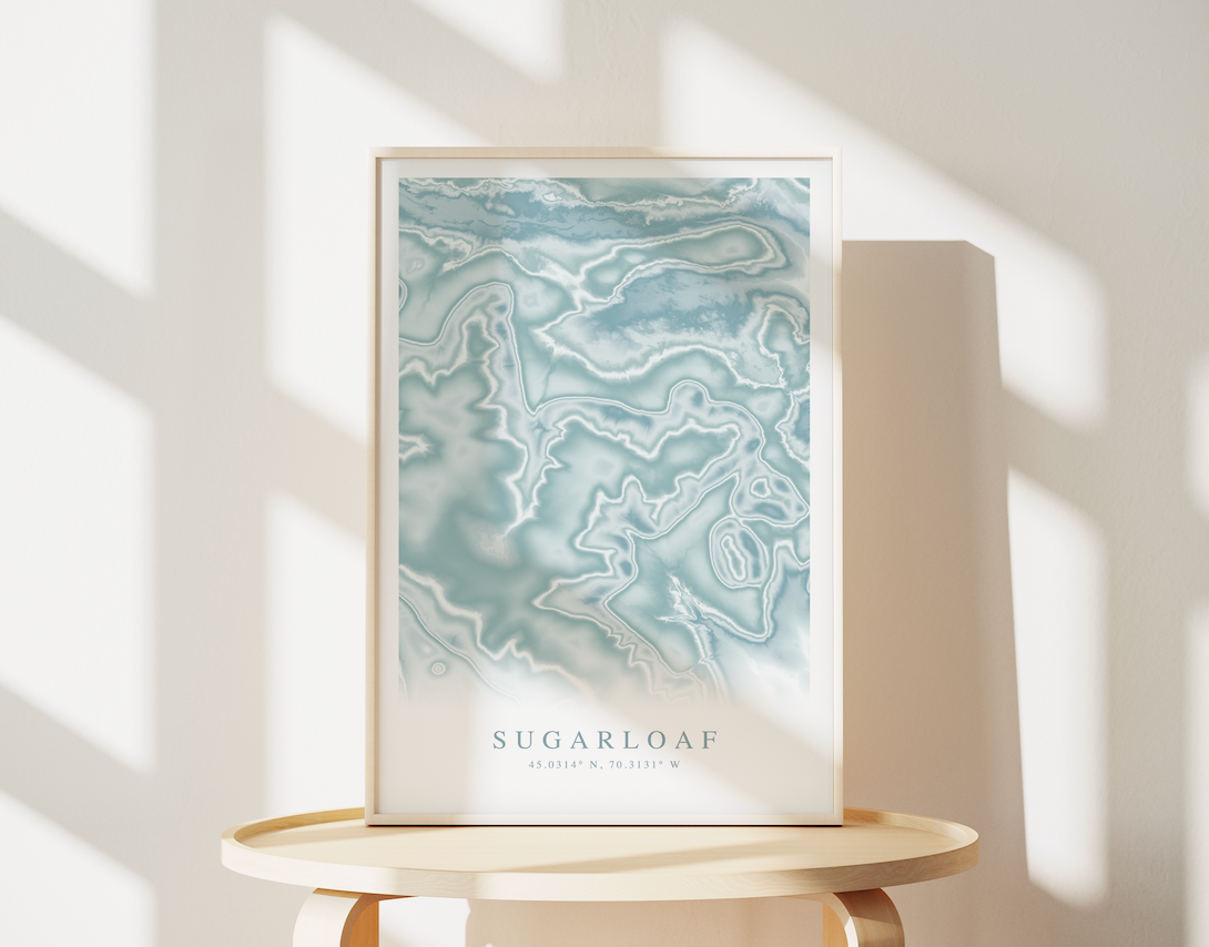 Sugarloaf Map Print
