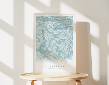 Sugarloaf Map Print