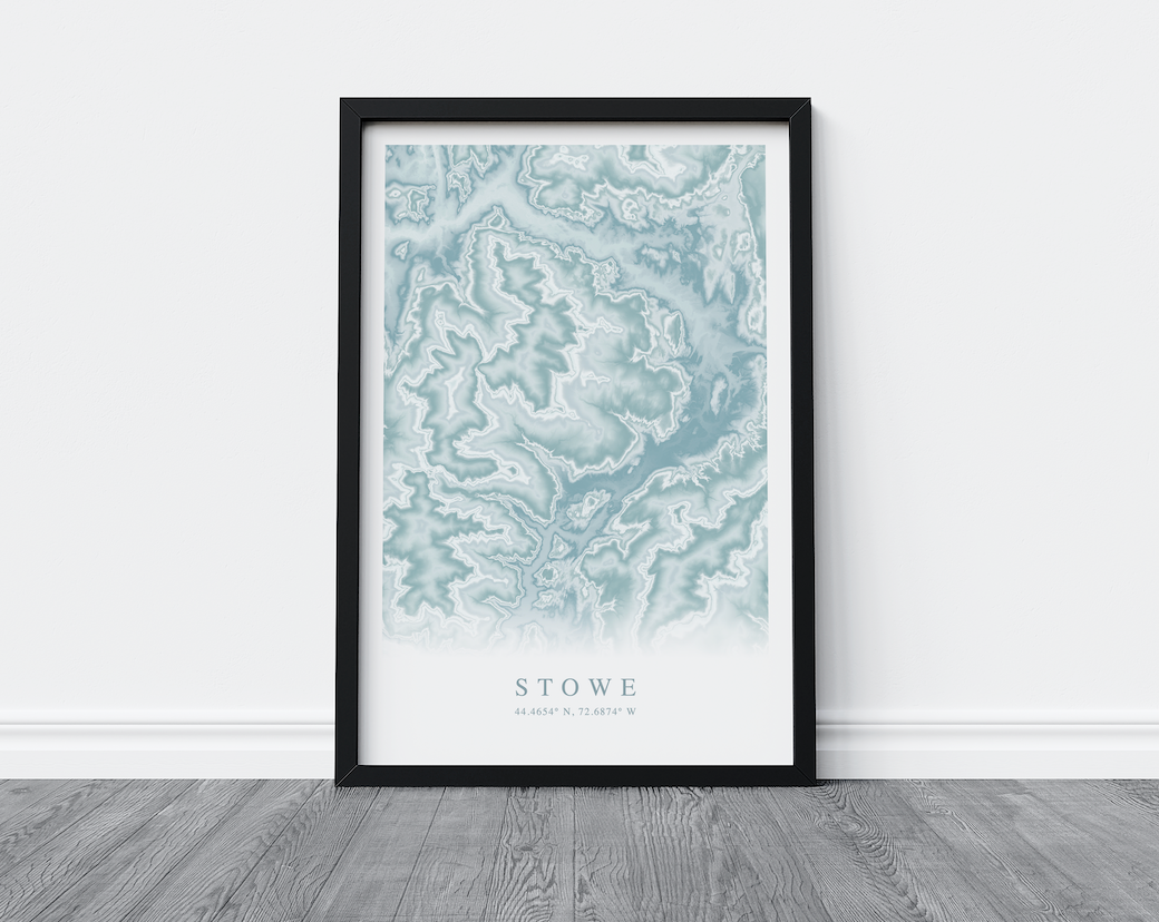 Stowe VT Map Print