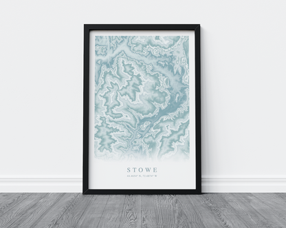 Stowe VT Map Print