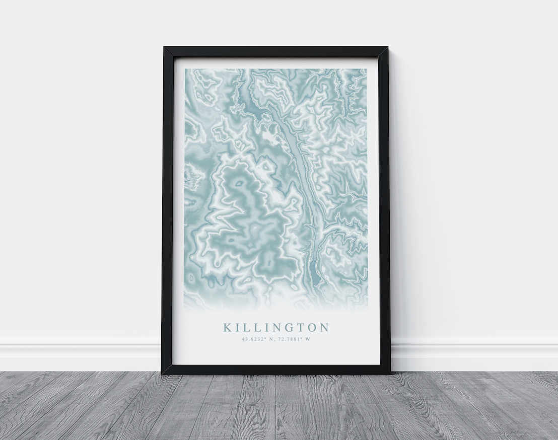 Killington VT Map Print