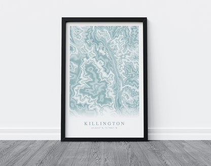 Killington VT Map Print