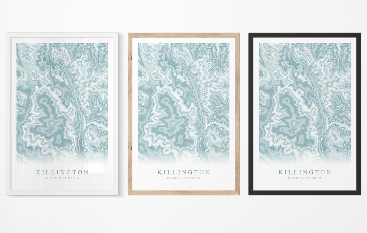 Killington VT Map Print