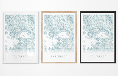 Wolfeboro Map Print
