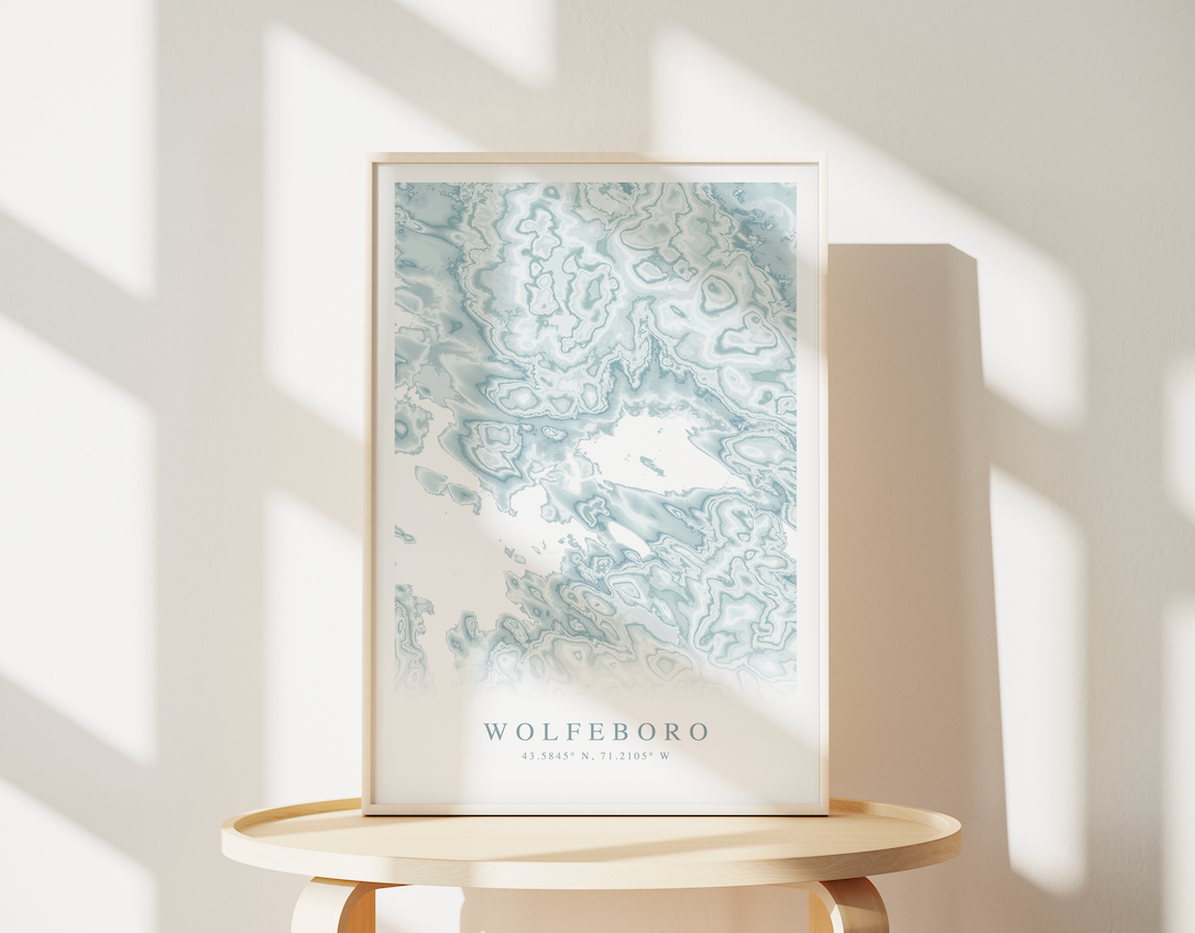 Wolfeboro Map Print