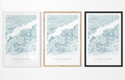 Fair Haven NJ Map Print