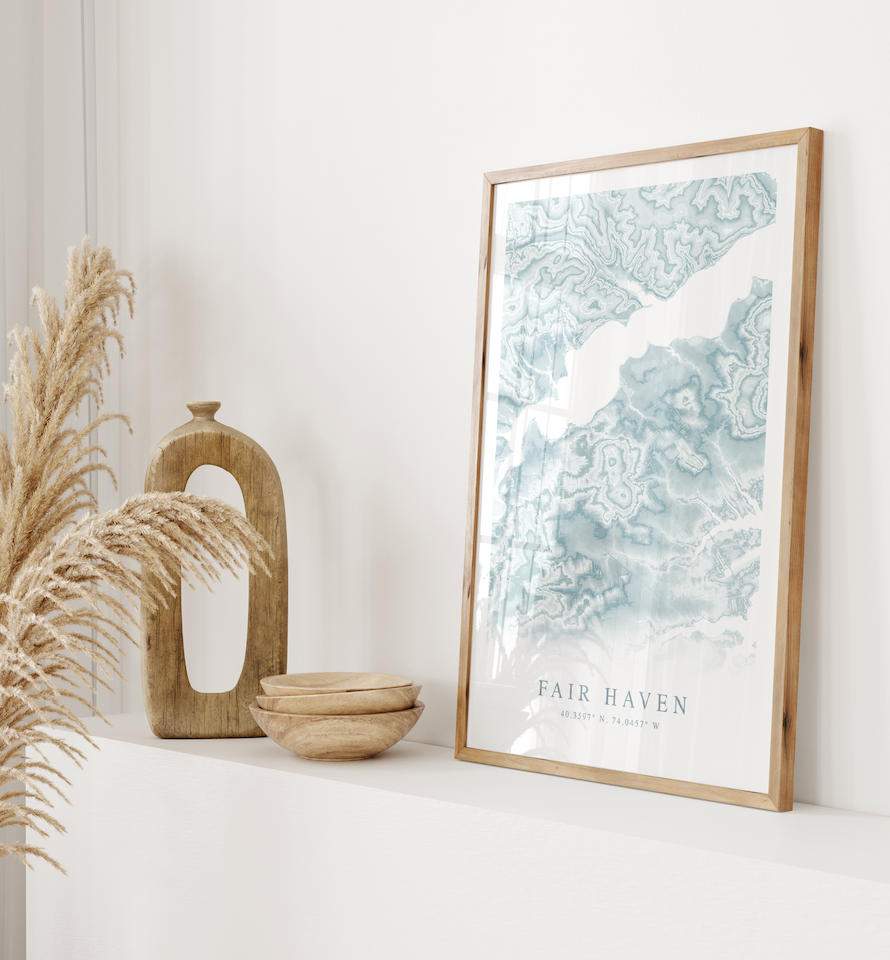 Fair Haven NJ Map Print