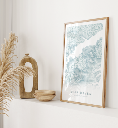 Fair Haven NJ Map Print