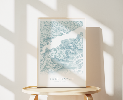 Fair Haven NJ Map Print