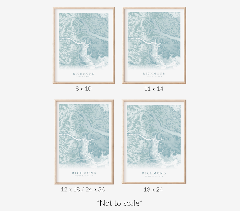 Richmond Map Print