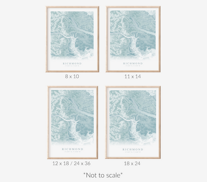 Richmond Map Print