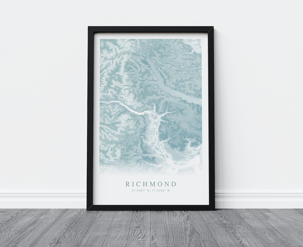 Richmond Map Print