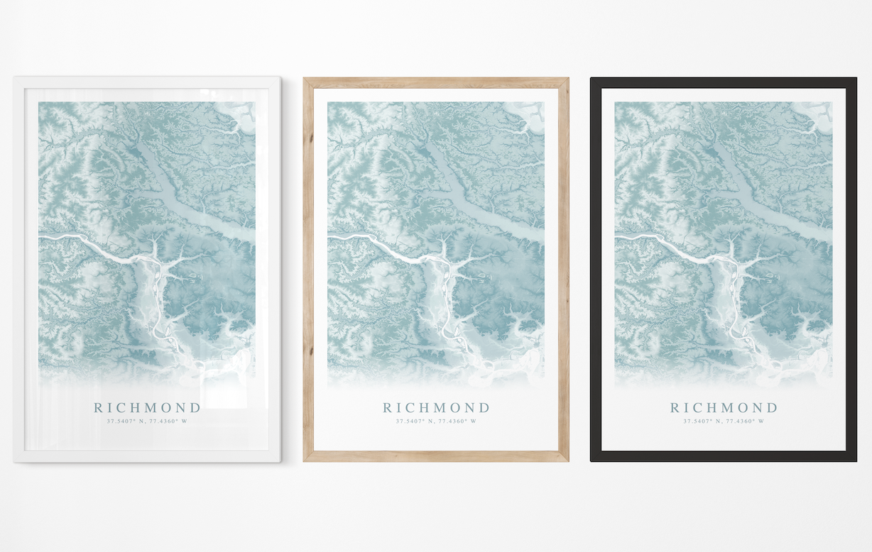 Richmond Map Print