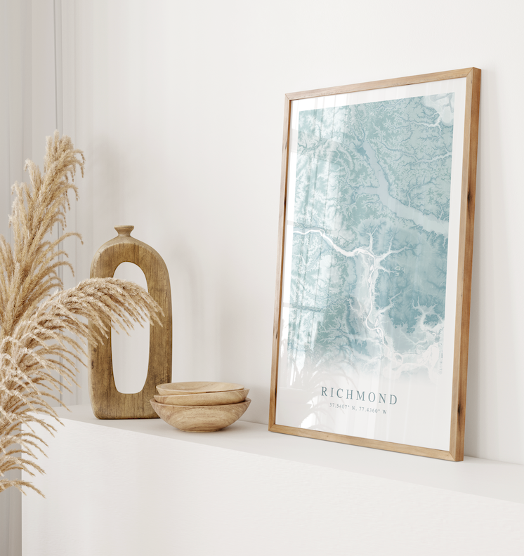 Richmond Map Print