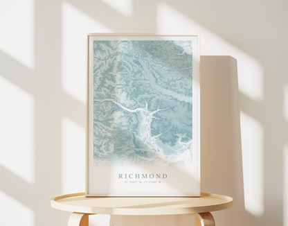 Richmond Map Print