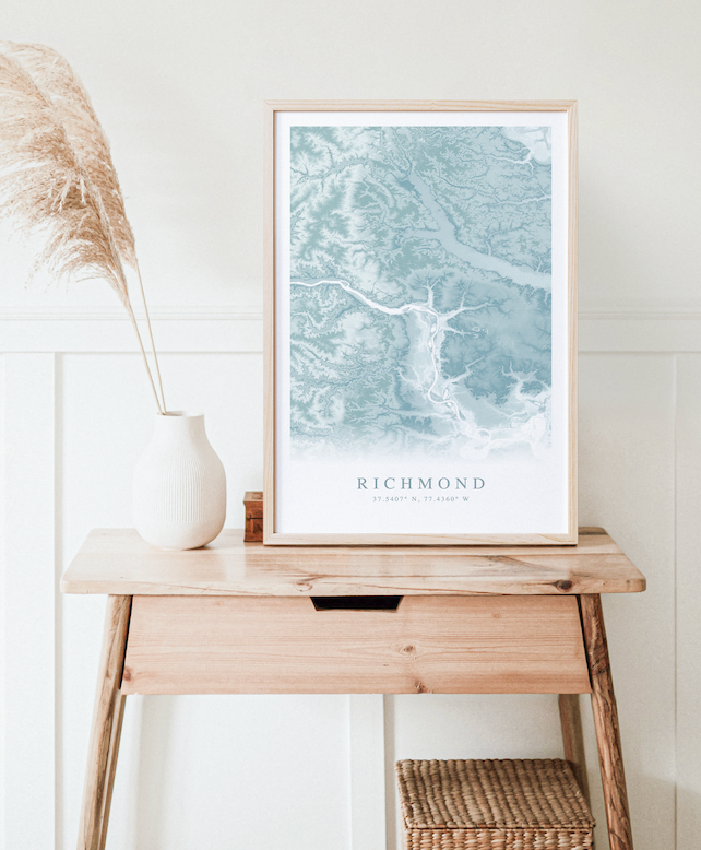 Richmond Map Print