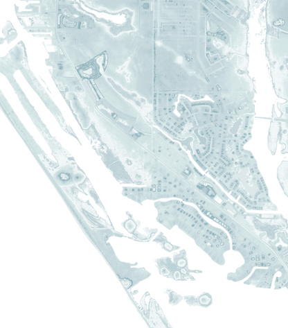 Little Gasparilla Island Map Print