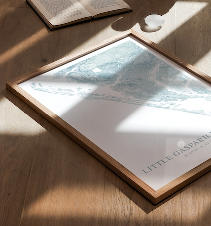 Little Gasparilla Island Map Print
