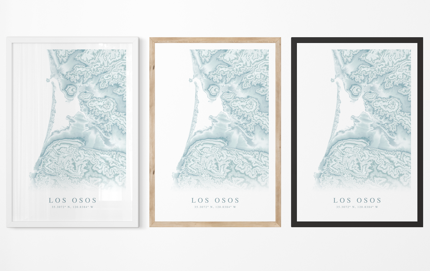 Los Osos Map Print