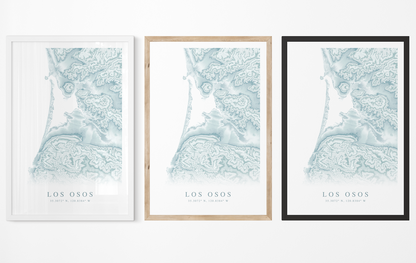 Los Osos Map Print