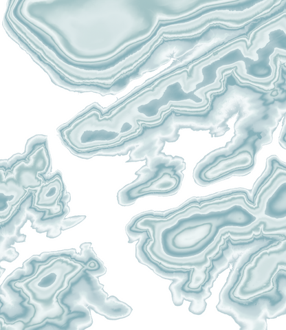 Deep Creek Lake Map Print