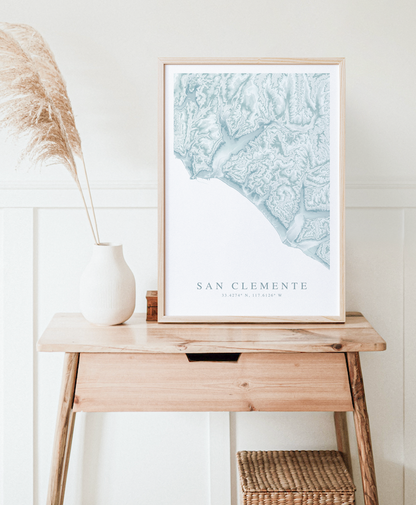 San Clemente Map Print