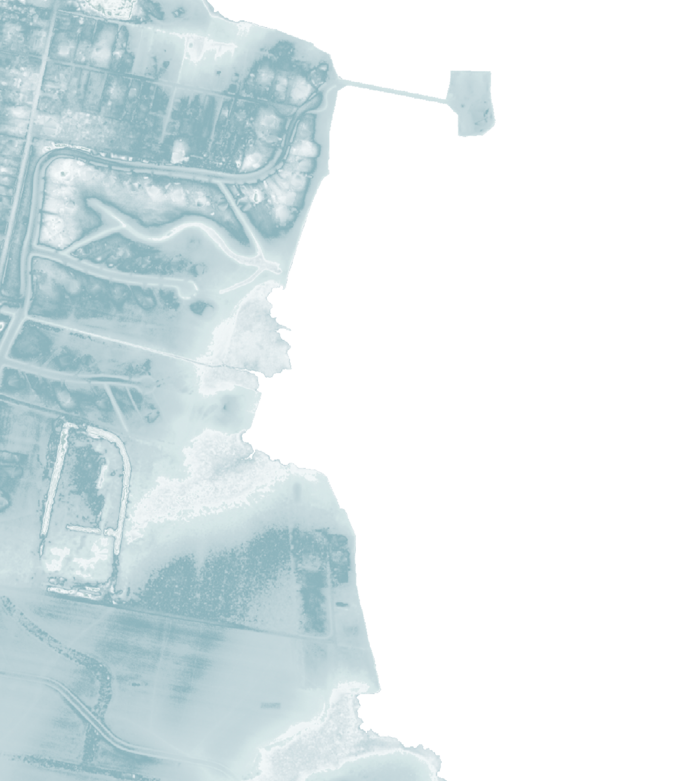 Tilgham Island Map Print