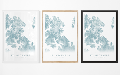 St. Michaels MD Map Print