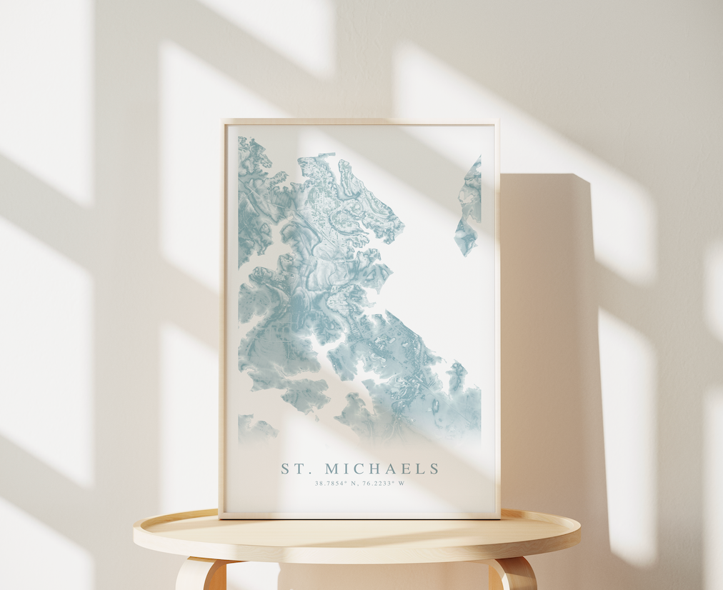 St. Michaels MD Map Print