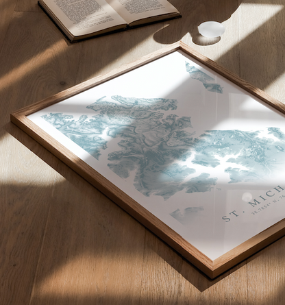 St. Michaels MD Map Print