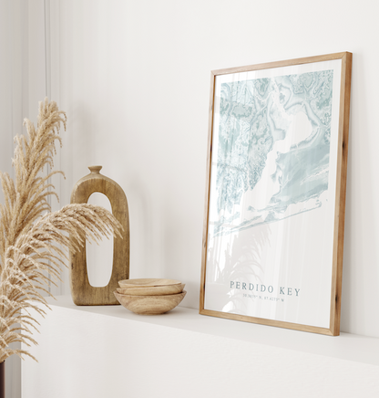 Perdido Key Map Print