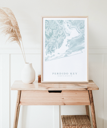 Perdido Key Map Print