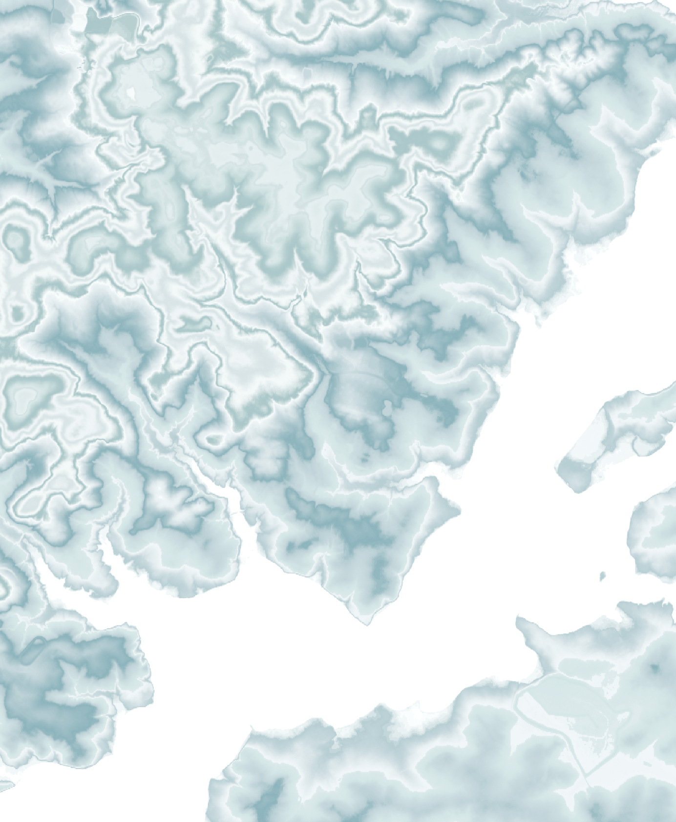 Elk Neck Map Print