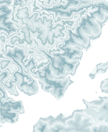 Elk Neck Map Print