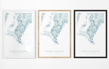 Point Judith Map Print