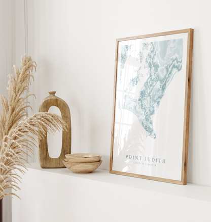Point Judith Map Print