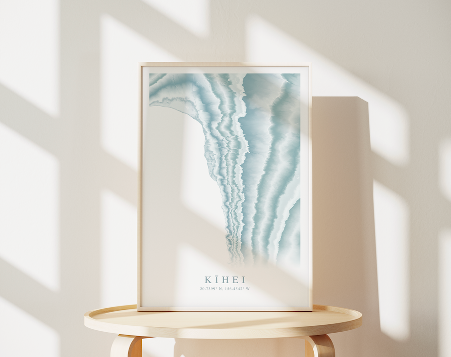 Kihei Map Print