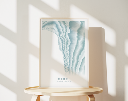 Kihei Map Print