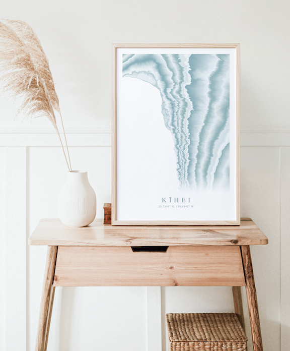Kihei Map Print