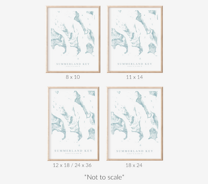 Summerland Key Map Print