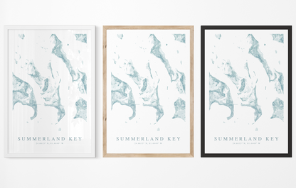 Summerland Key Map Print