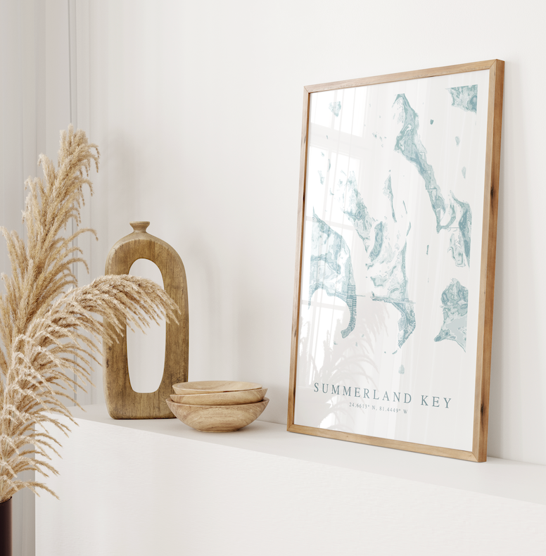 Summerland Key Map Print