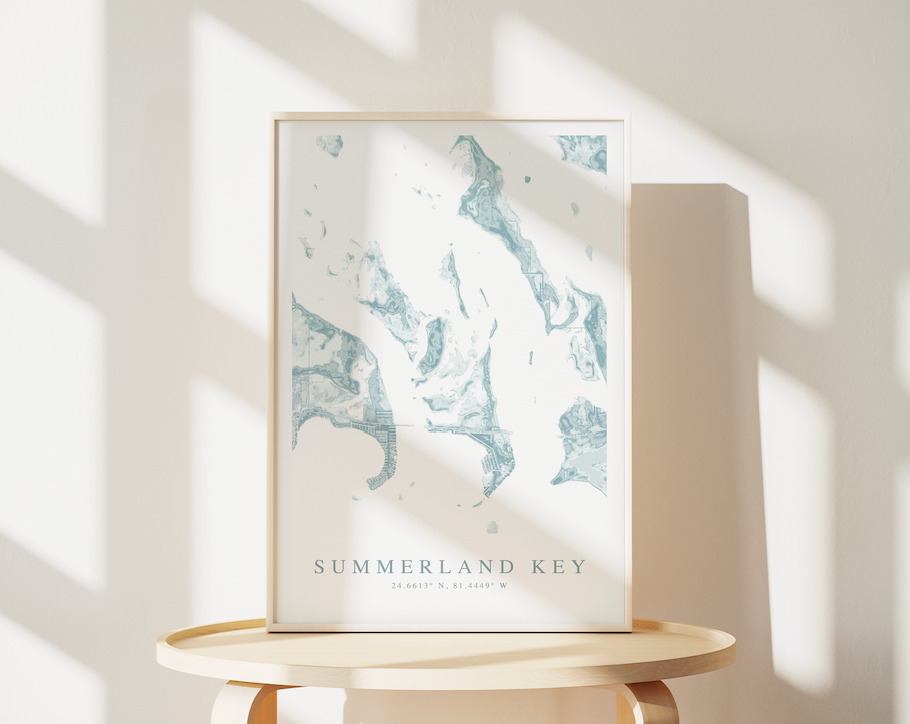 Summerland Key Map Print