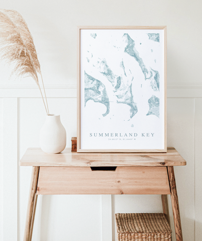 Summerland Key Map Print